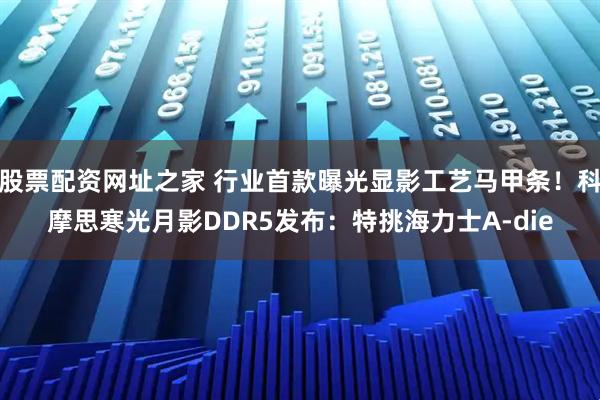 股票配资网址之家 行业首款曝光显影工艺马甲条！科摩思寒光月影DDR5发布：特挑海力士A-die